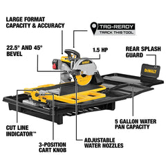 DeWalt D36000 10" High-Capacity Wet Tile Saw - image 2