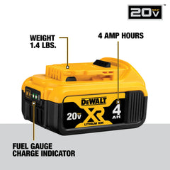 DeWalt DCB324-4 20V MAX Lithium-Ion 2.0Ah Battery (2 -Pack) and 20V MAX Lithium-Ion 4.0Ah Battery (2 -Pack) - image 4