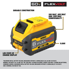 DeWalt DCB606 FLEXVOLT 20V/60V MAX 6Ah Battery - image 4