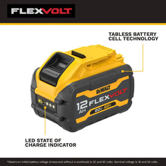 DeWalt DCB6112 20V/60V MAX FLEXVOLT 12Ah Tabless Battery - image 4