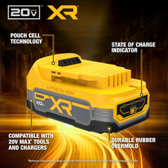 DeWalt DCBP034C 20V MAX XR POWERSTACK Compact Battery Kit - image 2