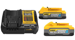 DeWalt DCBP315-2C 20V MAX XR POWERSTACK Lithium-Ion Battery Starter Kit with 5.0Ah and 1.7Ah Batteries and Charger - image 2