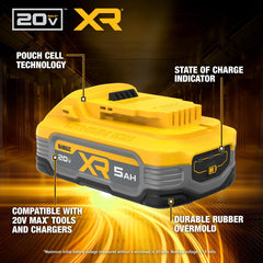 DeWalt DCBP520 20V MAX XR 5Ah Battery - image 4