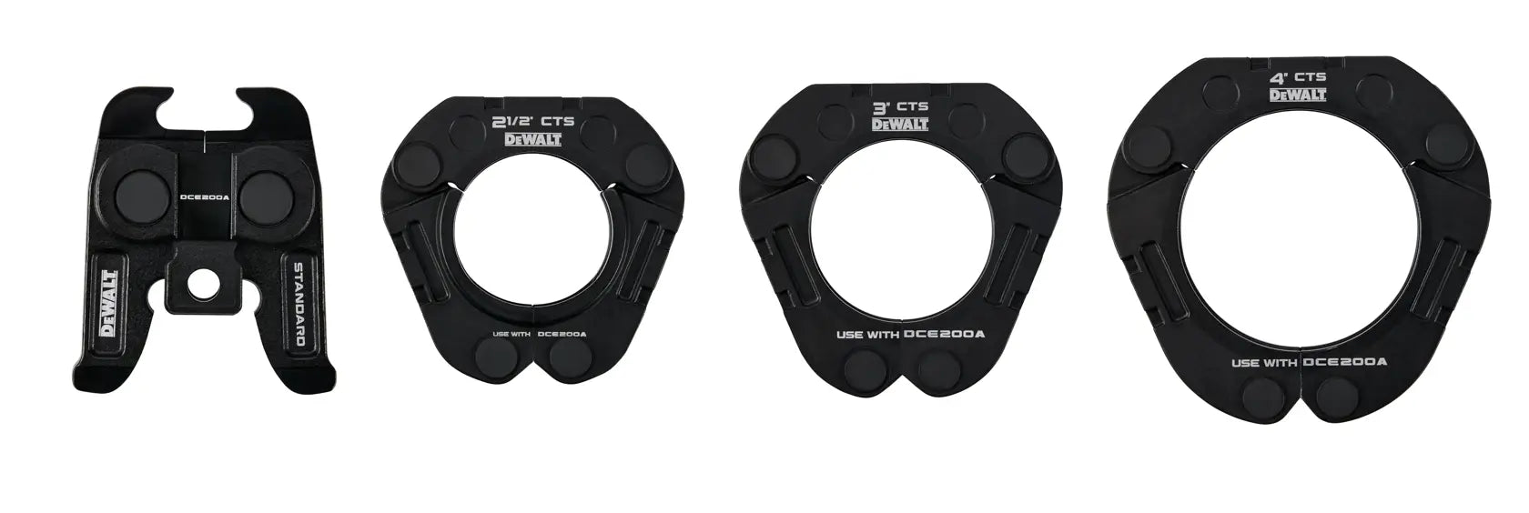 DeWalt DCE201K 2-1/2" to 4" Standard CTS Press Rings and Actuator Kit - image 1