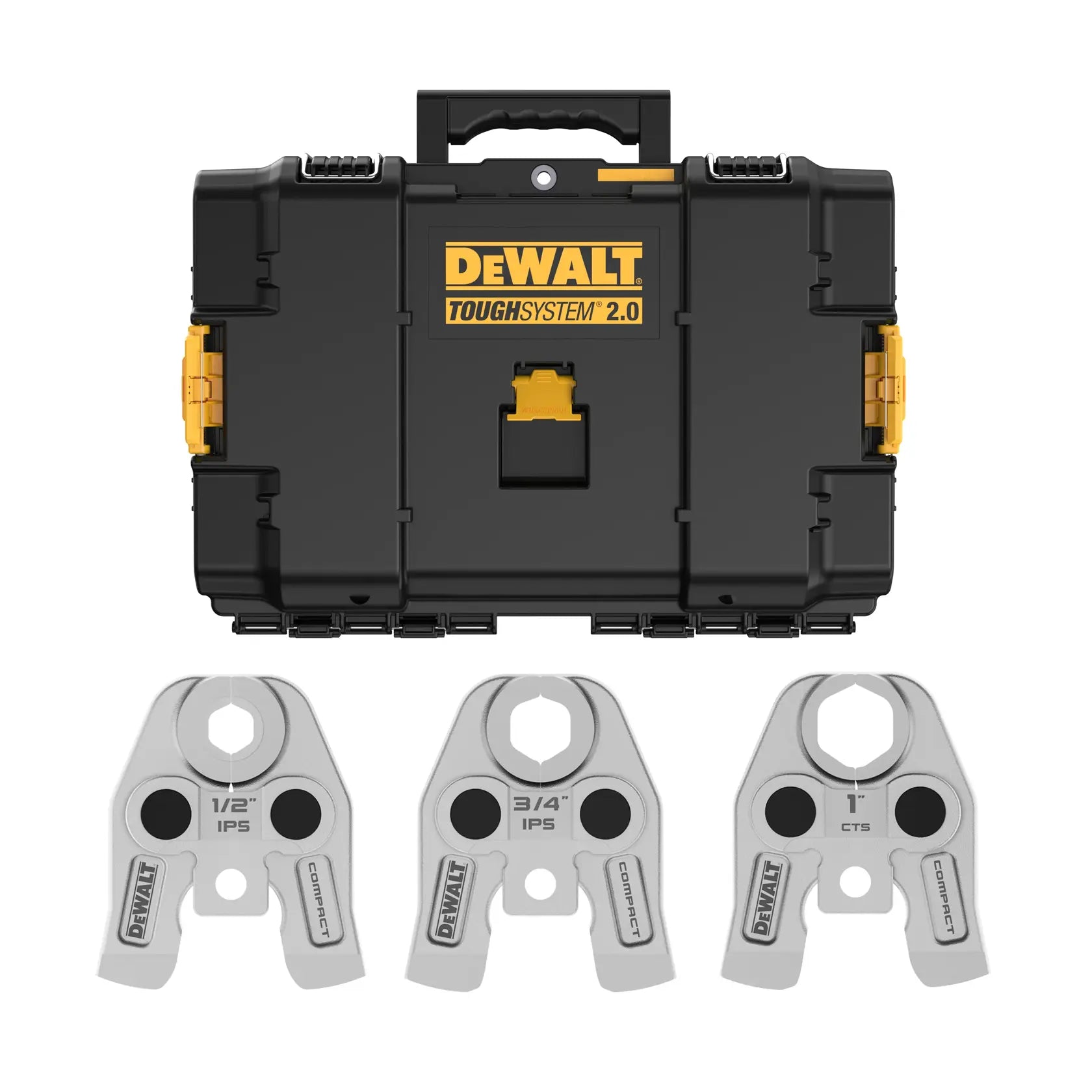 DeWalt DCE212K 1/2" to 1" Compact IPS Press Jaws Kit - image 1