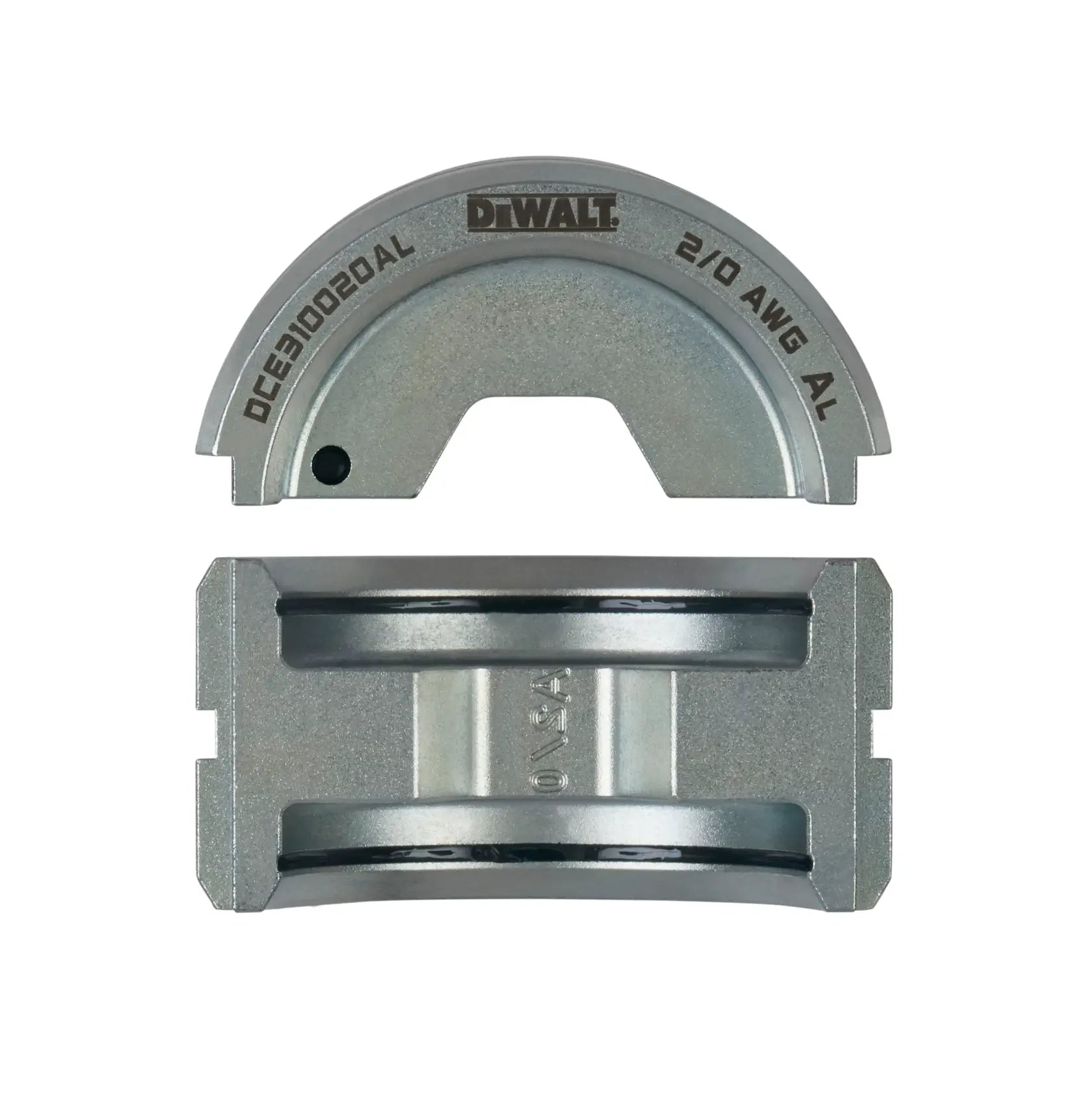 DeWalt DCE310020AL 2/0 AWG Aluminum U-Die Set for DCE310 Crimper - image 1