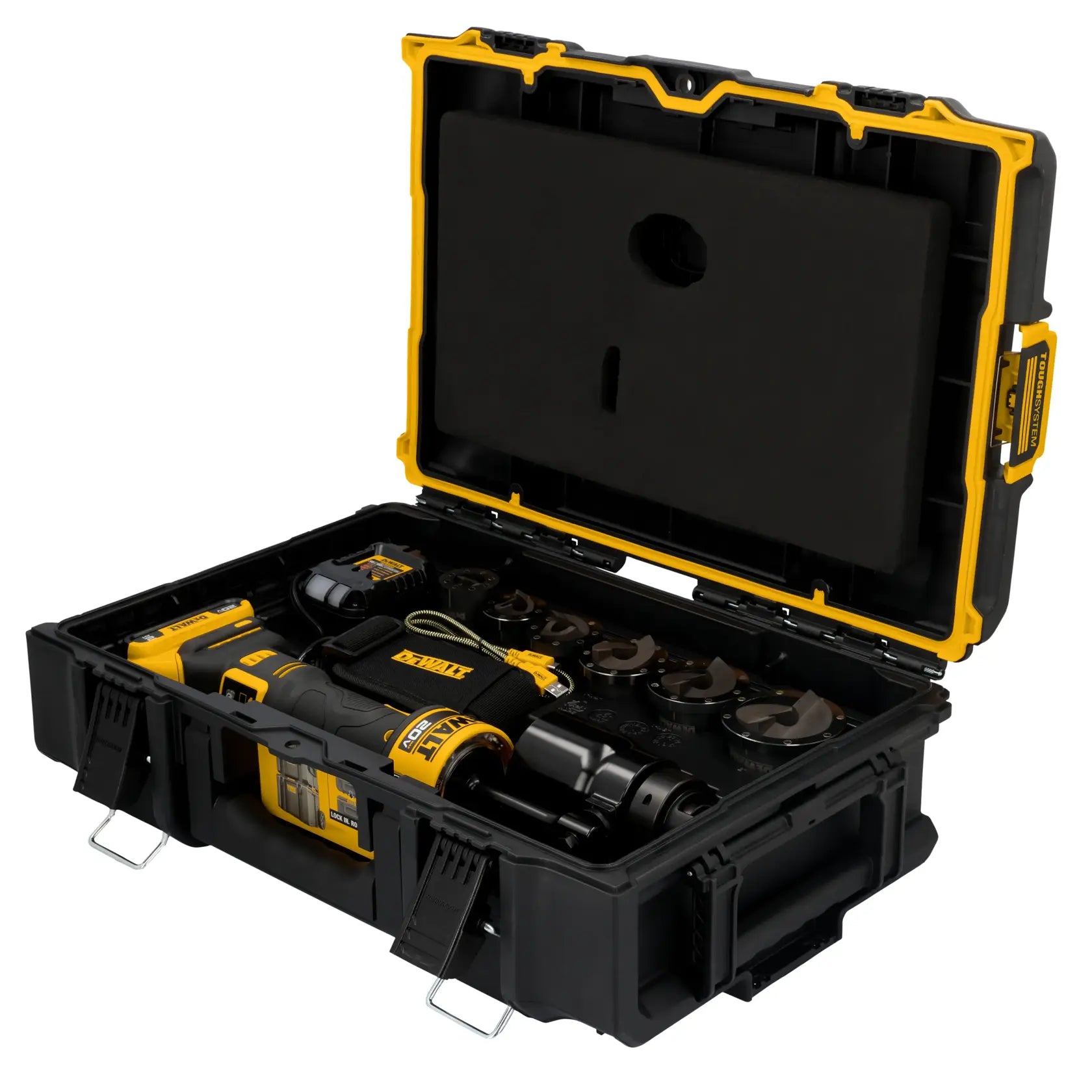 DeWalt DCE600D1K2 20V MAX Hydraulic Knockout Tool Kit With 1/2 in. - 2 in. Punch and Dies - image 1