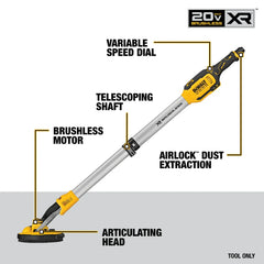 DeWalt DCE800B 20V MAX Cordless Drywall Sander (Tool Only) - image 3