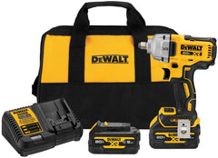 DeWalt DCF891GP2 20V MAX XR 1/2-in Mid-Range Impact Wrench With Hog Ring Anvil and Oil-Resistant Batteries Kit - image 1