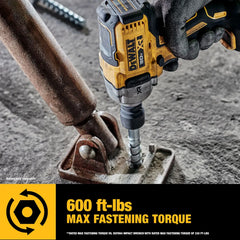 DeWalt DCF891Q1 20V MAX XR 1/2-in Mid-Range Impact Wrench Kit With Hog Ring Anvil - image 4