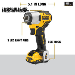 DeWalt DCF902F2 12V MAX 3/8-in Brushless Impact Wrench Kit - image 3