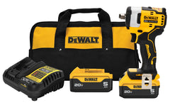 DeWalt DCF911P2 20V MAX 1/2-in Cordless Impact Wrench with Hog Ring Anvil with (2) 5Ah Batteries - image 1