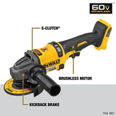 DeWalt DCG418B 60V MAX Brushless Cordless 4-1/2-in - 6-in Grinder With KICKBACK BRAKE (Tool Only) - image 4