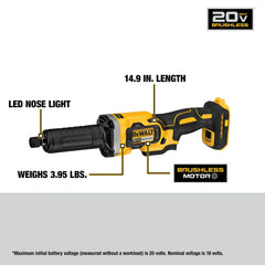 DeWalt DCG426B 20V MAX 1-1/2-in Brushless Variable Speed Cordless Die Grinder (Tool Only) - image 3