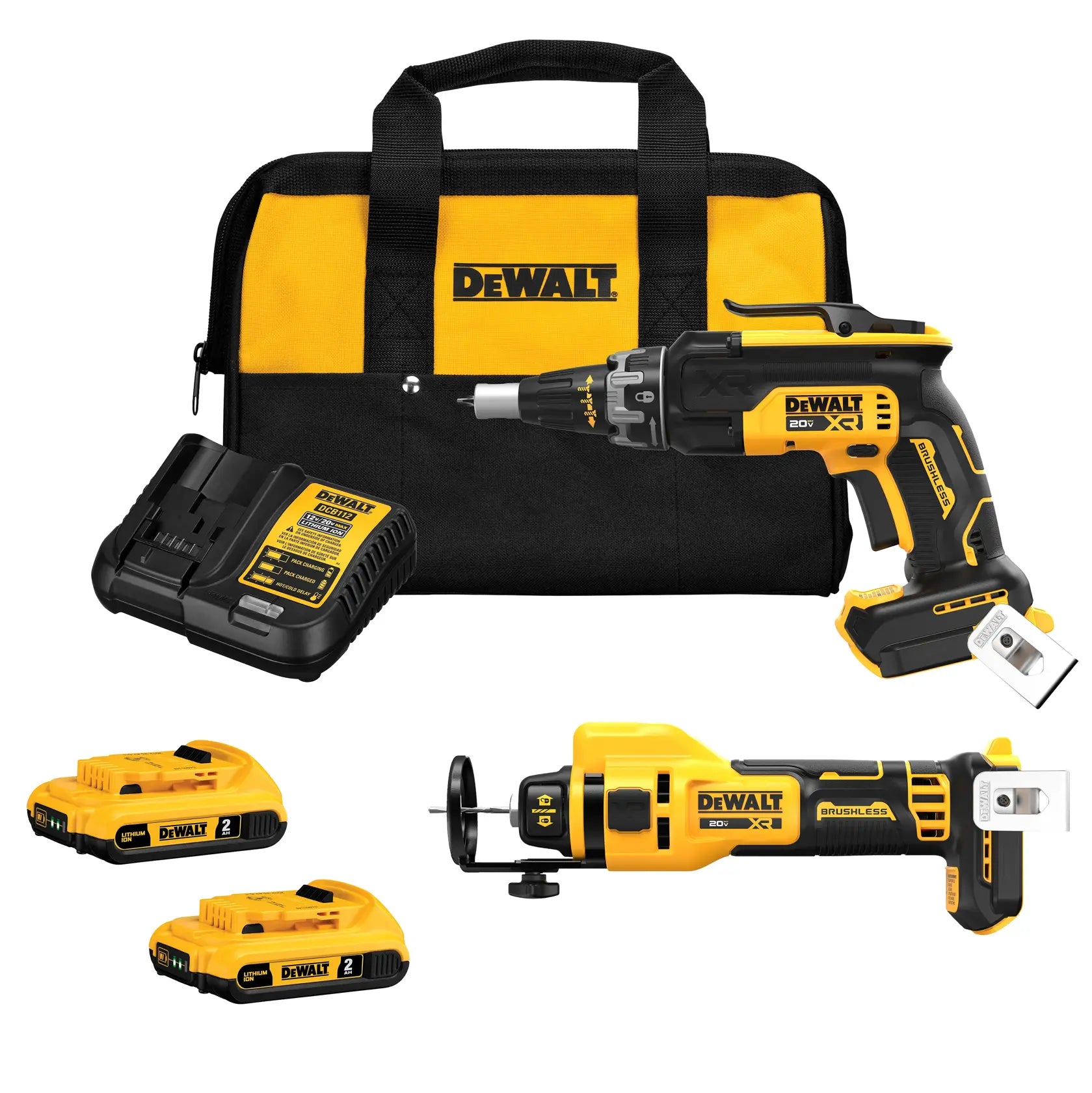 DeWalt DCK265D2 20V MAX XR Brushless Drywall Screwgun - image 1