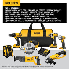 DeWalt DCK720D2 20V MAX 7-Tool Combo Kit - image 2
