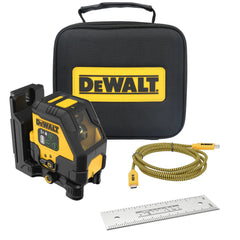 DeWalt DCLE14201GB USB Rechargeable Green Cross Line Laser Base Kit - image 1