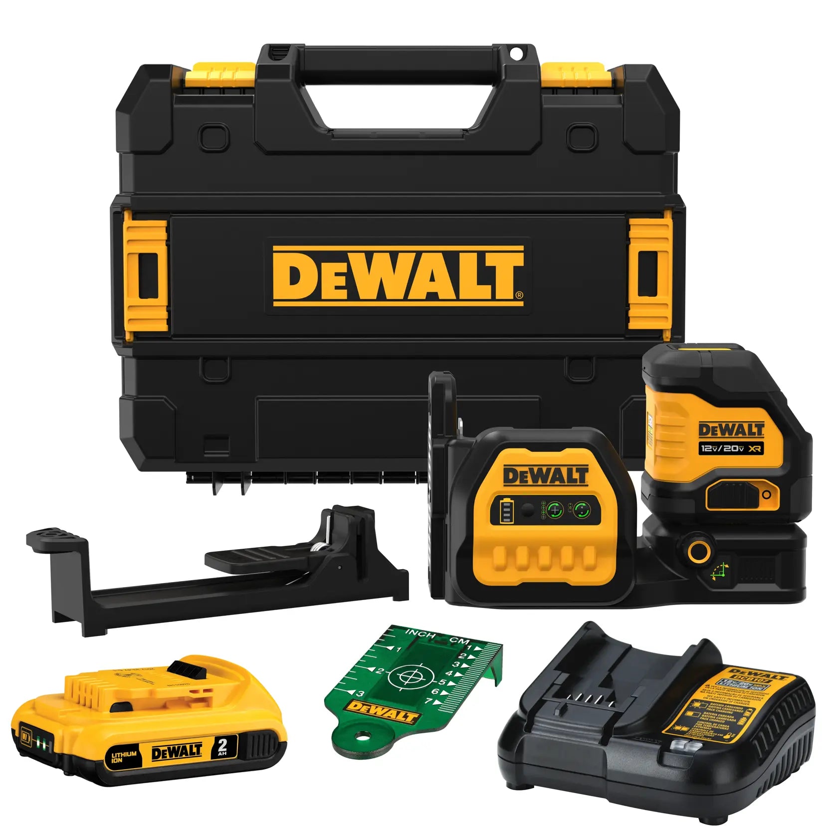 DeWalt DCLE34020G 20V MAX XR Cordless Cross Line Green Laser Kit - image 1