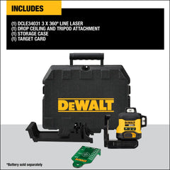DeWalt DCLE34031B 20V 3 x 360 Line Laser (Tool Only) - image 4
