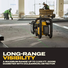 DeWalt DCLE35121GE1F 20V MAX XR Green Rotary Laser Framer Kit - image 4