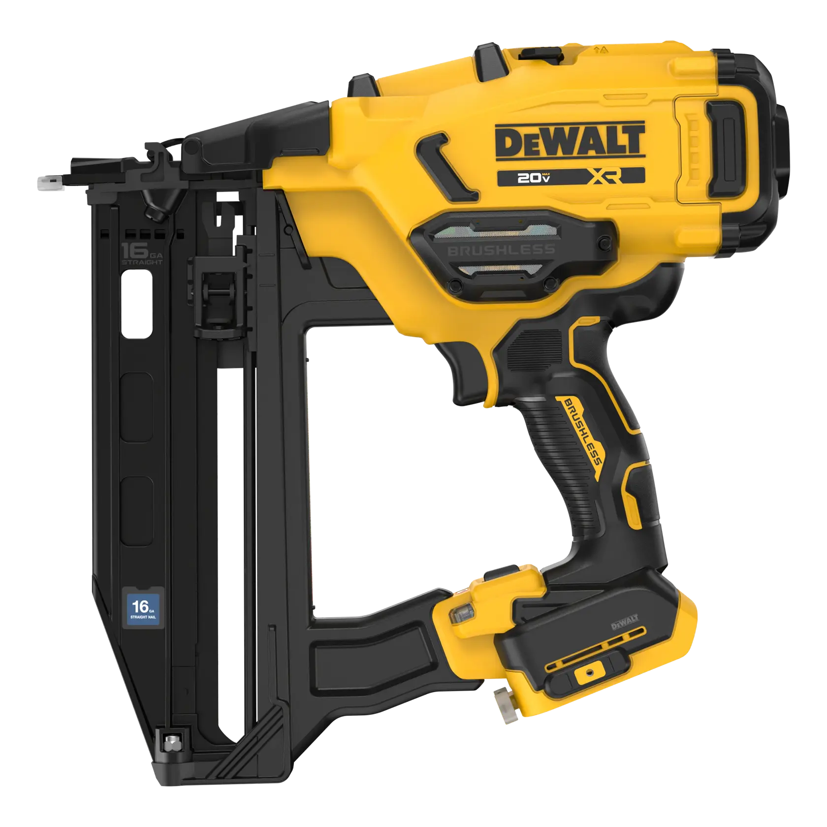 DeWalt DCN220B 20V MAX XR Cordless 16GA Straight Finish Nailer (Tool Only) - image 1