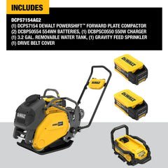 DeWalt DCPS7154AG2 Forward Plate Compactor Kit - image 4