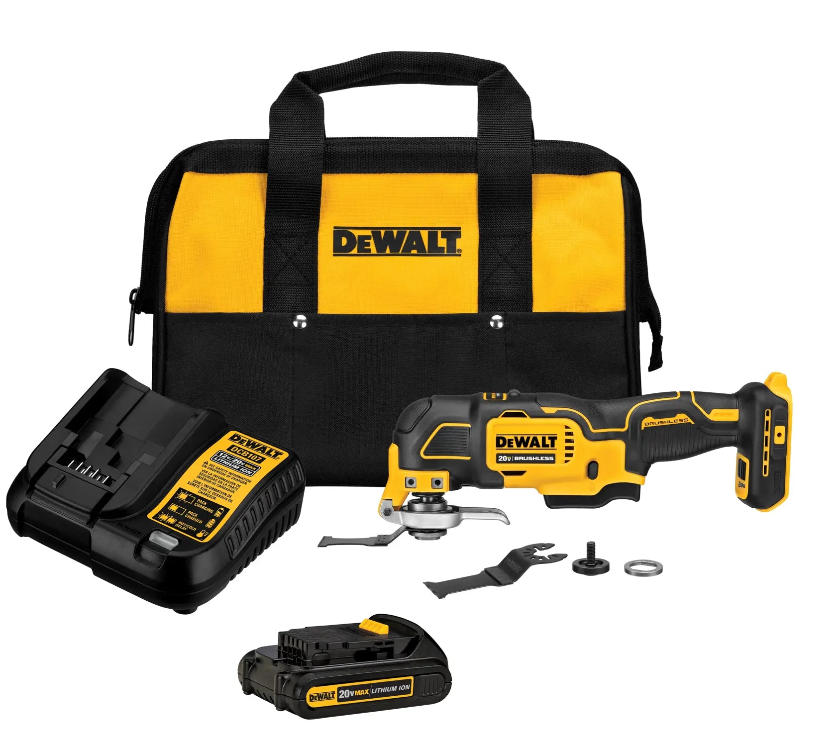 DeWalt DCS356C1 20V MAX XR 3-Speed Cordless Oscillating Multi-Tool Kit - image 1