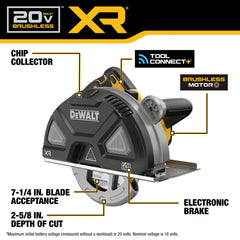 DeWalt DCS383B 20V MAX XR 7-1/4 in. Metal Cutting Circular Saw (Tool Only) - image 4