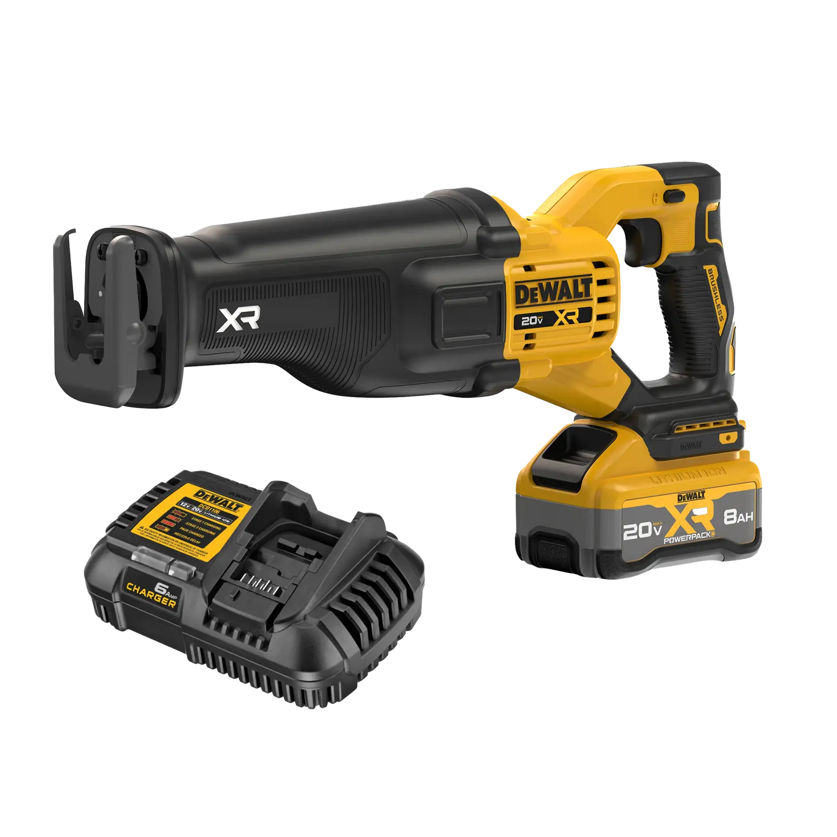 DeWalt DCS384WW1 20V MAX XR Brushless Cordless Reciprocating Saw Kit With XR POWERPACK - image 1