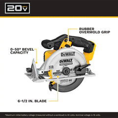 DeWalt DCS391B 20V MAX 6-1/2-in Circular Saw (Tool Only) - image 3