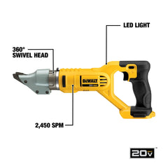 DeWalt DCS494B 20V MAX 14 gauge swivel head double cut metal shear (Tool Only) - image 3