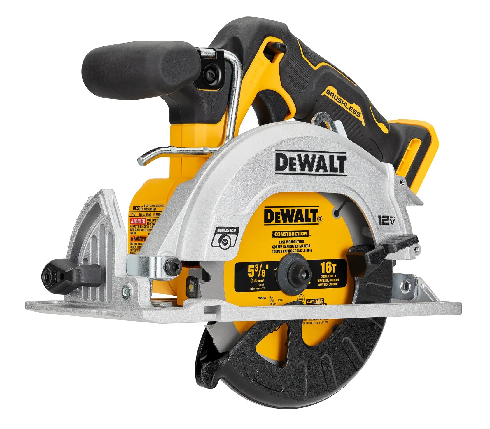 DeWalt DCS512B 12V MAX 5-3/8 in. Brushless Cordless Circular Saw (Tool Only) - image 1