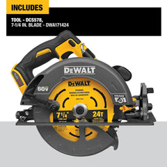 DeWalt DCS578B 60V MAX 7-1/4-in Brushless Circular Saw With Electronic Brake (Tool Only) - image 4