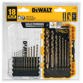 DeWalt DW1958 18-Piece Gold Ferrous Pilot Point Drill Bit Set - image 2