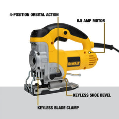 DeWalt DW331K 6.5 Amp Jig Saw Kit - image 4