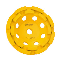 DeWalt DW4774 4-1/2" x 5/8"-11 Double-Row Diamond Cup Grinding Wheel - image 2