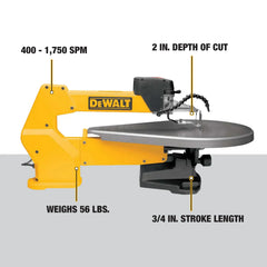 DeWalt DW788 20 in. Variable Speed Scroll Saw - image 4