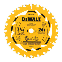 DeWalt DWA271424PK2 7-1/4" 24T circular saw blade 2-Pack - image 1