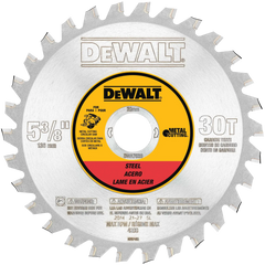 DeWalt DWA7538 5-3/8" 30T Ferrous Metal Cutting Saw Blade, 20mm Arbor - image 1