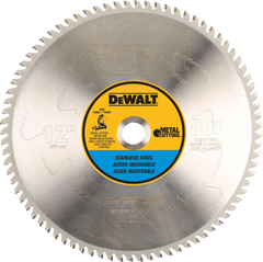DeWalt DWA7739 12" 80T Stainless Steel Metal Cutting Saw Blade, 1" Arbor - image 1