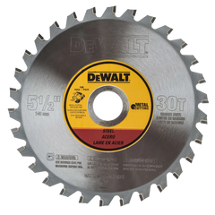 DeWalt DWA7770 5-1/2" 30T Ferrous Metal Cutting Saw Blade, 20mm Arbor - image 1