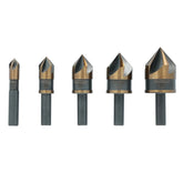 DeWalt DWAMDB5SETCS Black & Gold 5-Piece Countersink Set - image 1