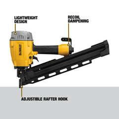 DeWalt DWF83PL 21 degree plastic round head framing nailer - image 4