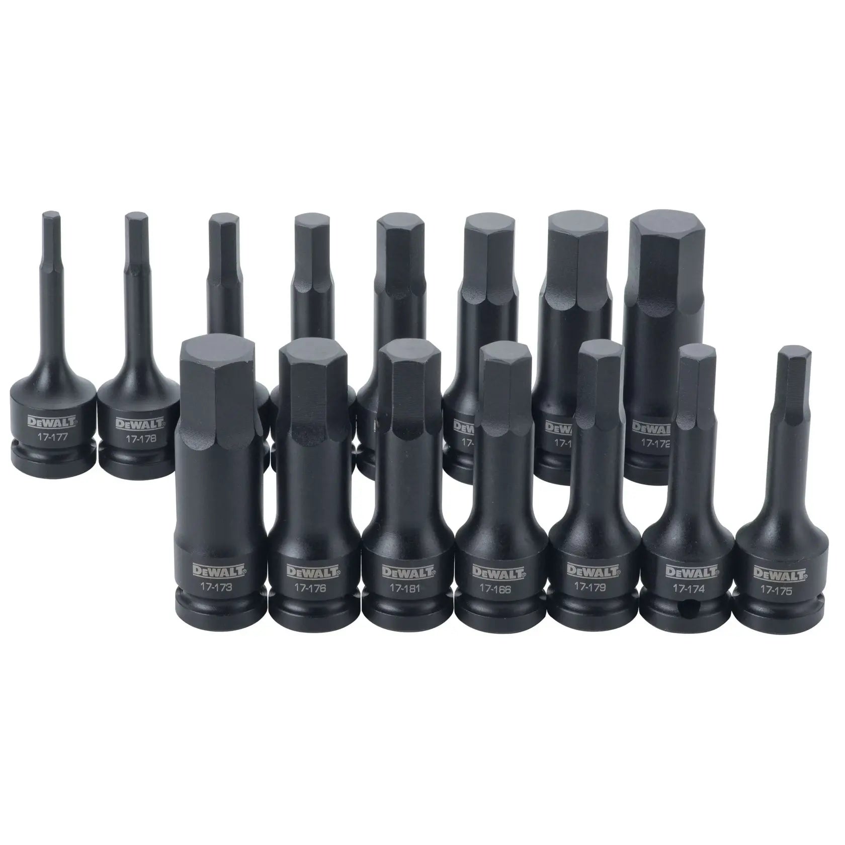 DeWalt DWMT19233 15-Piece 1/2" Drive Combination Impact Hex Bit Socket Set - image 1