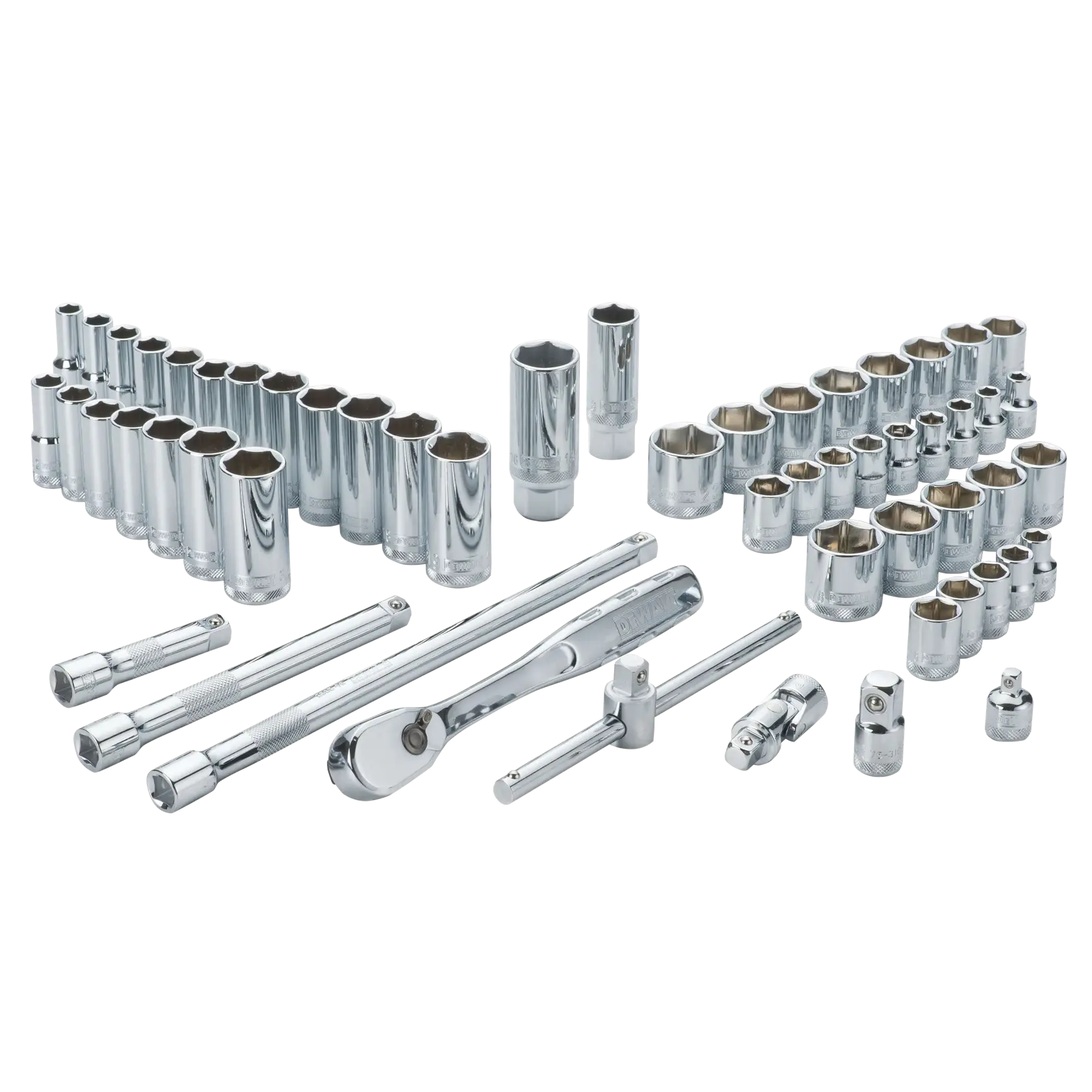 DeWalt DWMT19252 3/8" Drive 6 & 12-Point Combination Socket Set, 56-Piece - image 1