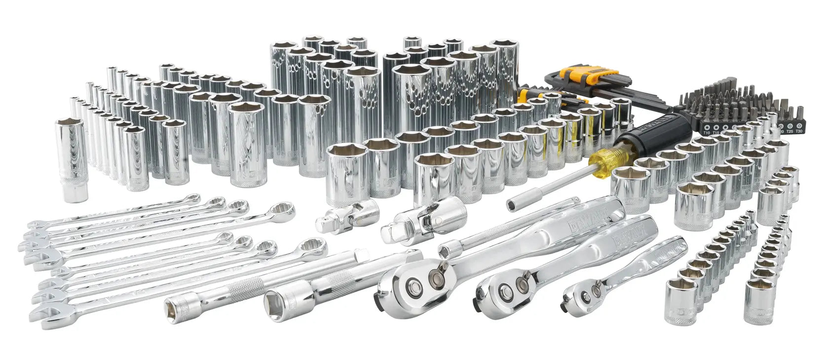 DeWalt DWMT45226H Mechanics Tool Set With ToughSystem Large Case, 226-Piece - image 1