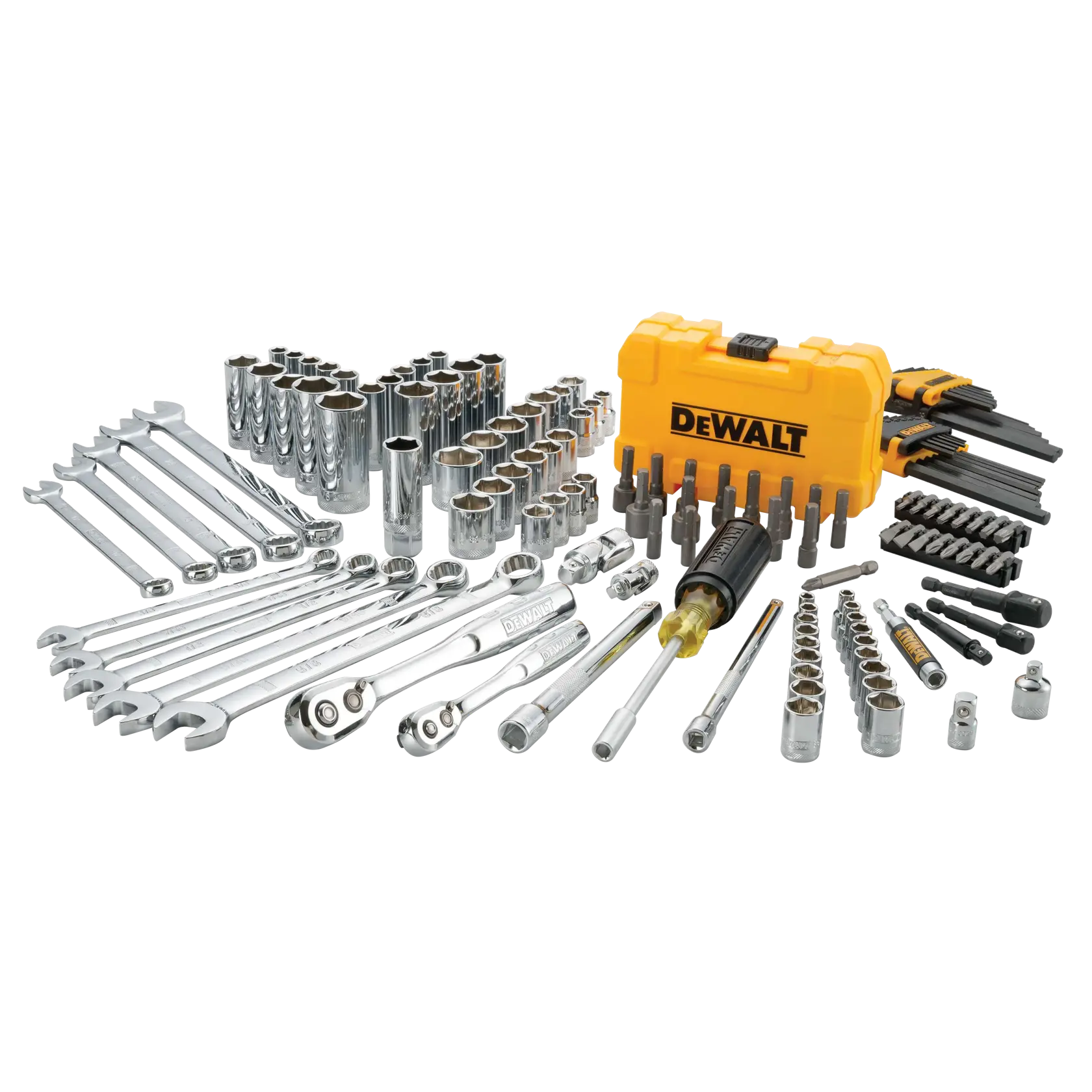 DeWalt DWMT73802 142-Piece 1/4" and 3/8" Drive Mechanics Tool Set - image 1