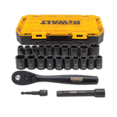 DeWalt DWMT74739 1/2" Drive Combination Impact Socket Set, 23-Piece - image 1