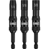 DeWalt DWPVTDRV3 3-Piece IMPACT READY Magnetic Pivoting Nut Driver Set (1/4", 5/16", 3/8") - image 1