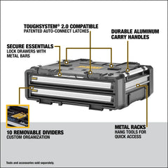 DeWalt DWST08520 TOUGHSYSTEM 2.0 DXL 30 in. 2 Drawers - image 4